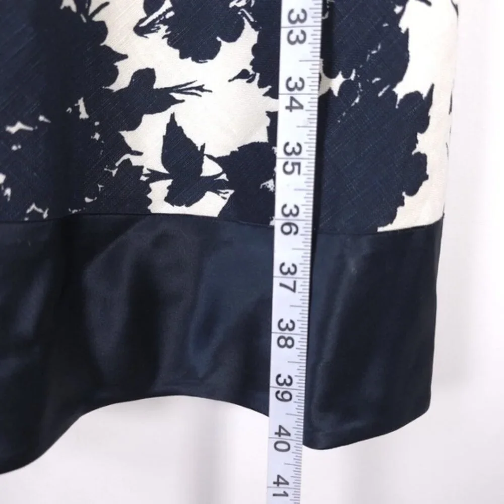 NWT J.CREW Women’s 100% LINEN SILK TRIM Sleeveless V-Neck Dress Floral Size 10‎